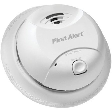 FIRST ALERT First Alert 0827B 10-Year Sealed-Battery Ionization Smoke Alarm 29054014436